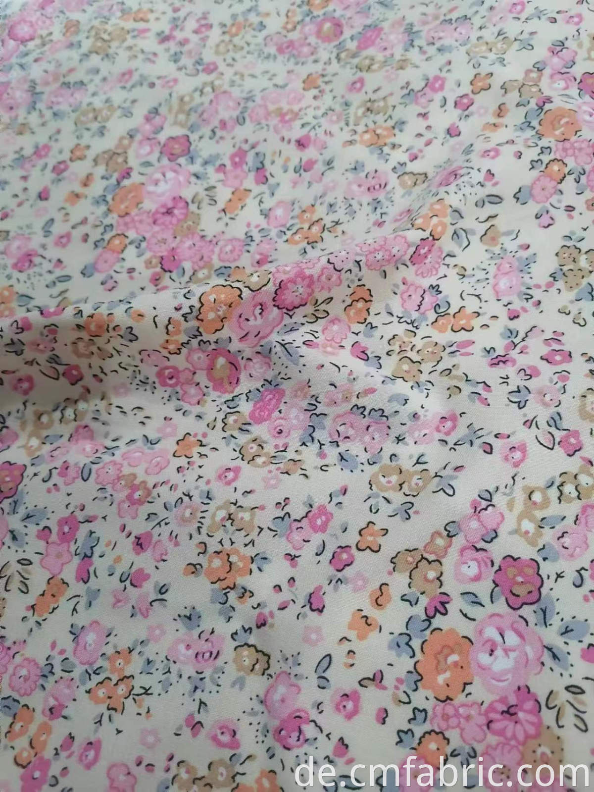 45s rayon poplin printed fabric